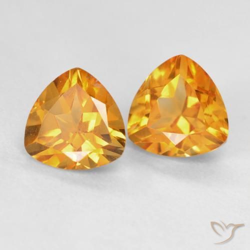 1.68캐럿 천연 Medium Light Orange-Gold 황수정 보석, 일조, VVS-VS