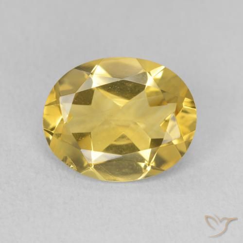2.82ct 자연스러운 골든 오렌지 황수정, 타원형, VVS-VS