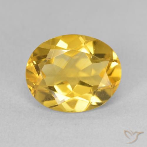 3.15ct 자연스러운 골든 오렌지 황수정, 타원형, VVS-VS