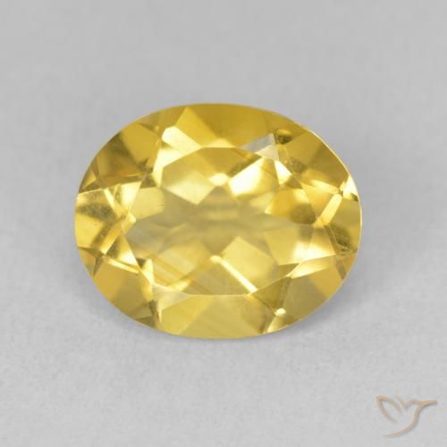 3.06ct 자연스러운 골든 오렌지 황수정, 타원형, VVS-VS
