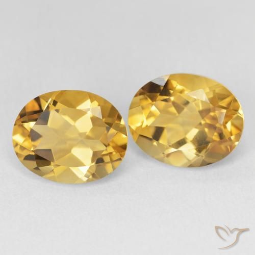 6.81캐럿 천연 Medium Light-Golden 황수정 보석, 타원형, VVS-VS