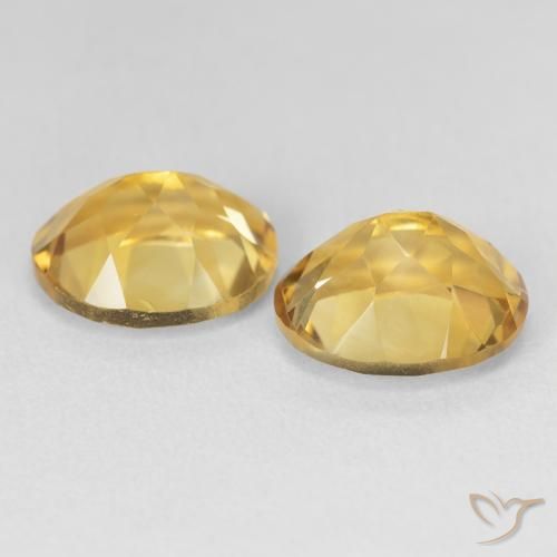 6.81캐럿 천연 Medium Light-Golden 황수정 보석, 타원형, VVS-VS