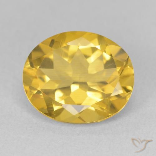 4.36ct 자연스러운 골든 오렌지 황수정, 타원형, VS
