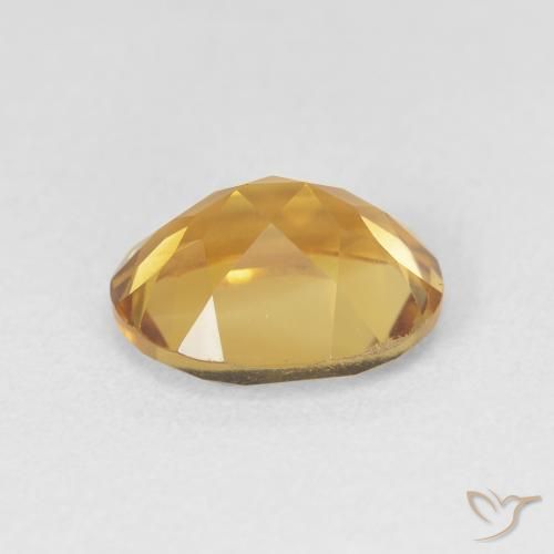 3.20캐럿 천연 Medium Dark-Golden 황수정, 타원형, VVS-VS