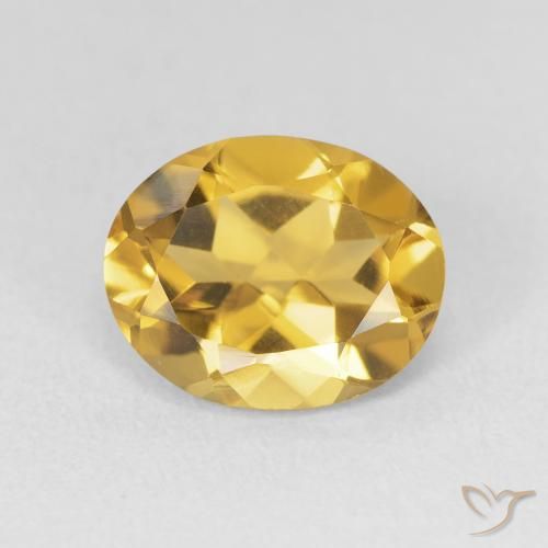 3.11ct 자연스러운 골든 황수정, 타원형, VVS-VS