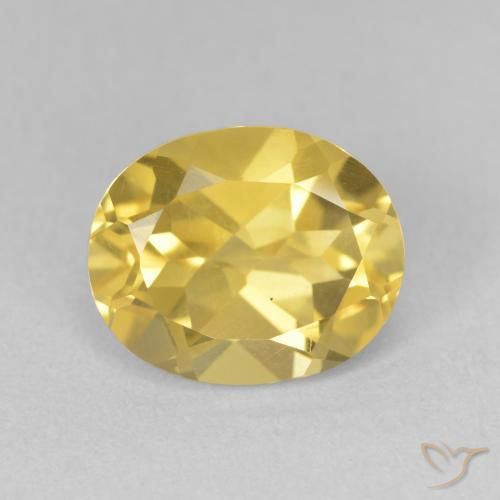 3.26ct 자연스러운 골든 오렌지 황수정, 타원형, VVS-VS