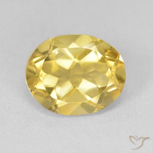 3.40ct 자연스러운 골든 오렌지 황수정, 타원형, VVS-VS