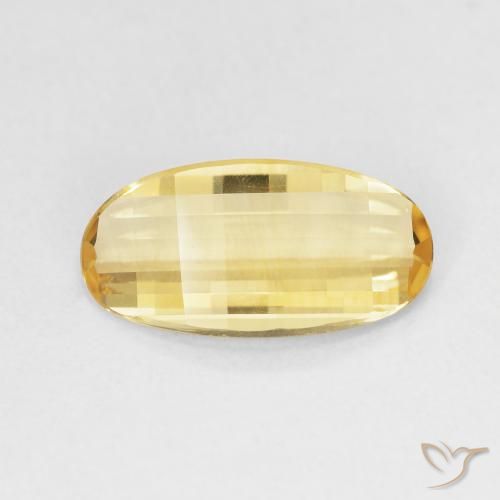 2.31ct 자연스러운 골든 황수정, 타원형, VVS-VS