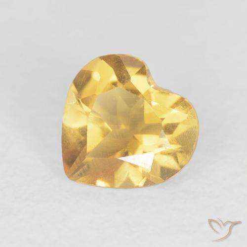 0.60ct 자연스러운 금 황수정, 마음, VS