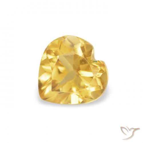 0.47ct 자연스러운 금 황수정, 마음, VS