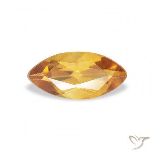 0.43ct 자연스러운 Medium Light-Golden 황수정, 보석, VS
