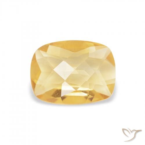 0.93ct 자연스러운 금 황수정, 방석, VVS