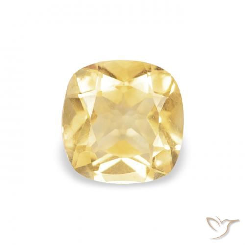 0.47ct 자연스러운 미디엄 골든 황수정, 방석, VVS