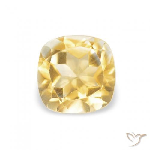 0.51ct 자연스러운 골든 황수정, 방석, VVS
