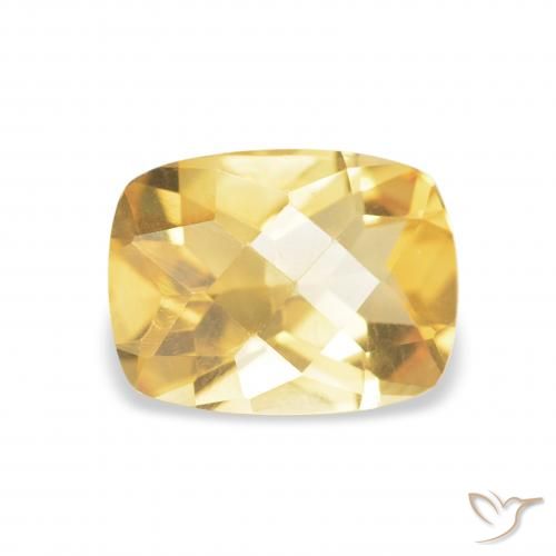 1.19ct 자연스러운 금 황수정, 방석, VVS