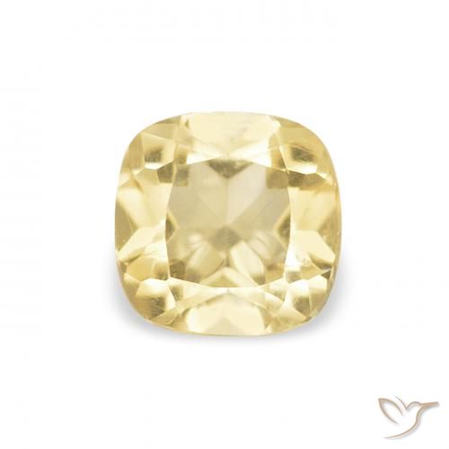 0.50ct 자연스러운 골든 황수정, 방석, VVS-VS