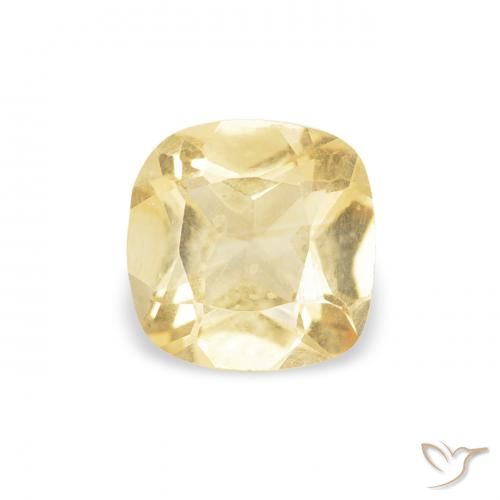 0.37ct 자연스러운 골든 황수정, 방석, VVS-VS