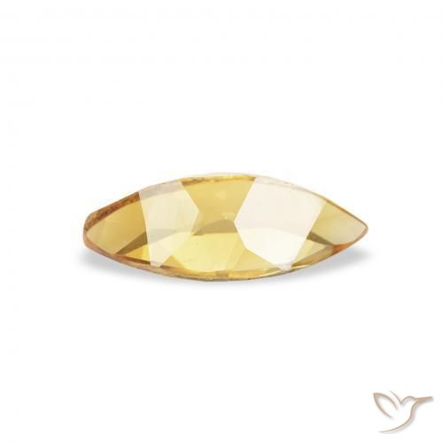 0.43캐럿 천연 Medium Light Orange-Gold 황수정, 보석, VVS-VS