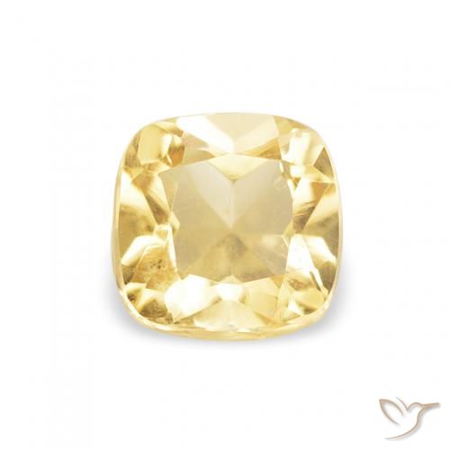 0.49ct 자연스러운 골든 황수정, 방석, VS