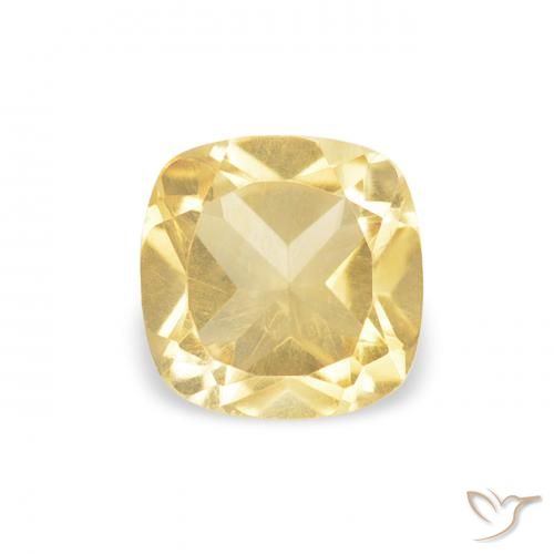 0.57ct 자연스러운 골든 황수정, 방석, VS