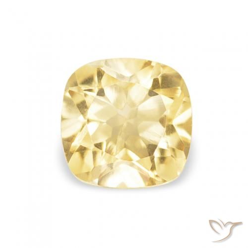 0.53ct 자연스러운 골든 황수정, 방석, VS
