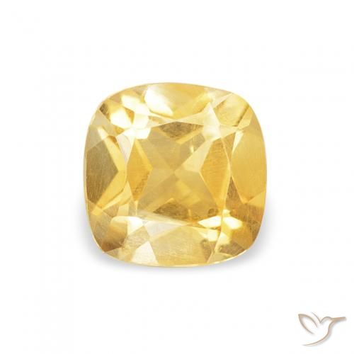 0.45ct 자연스러운 금 황수정, 방석, VS