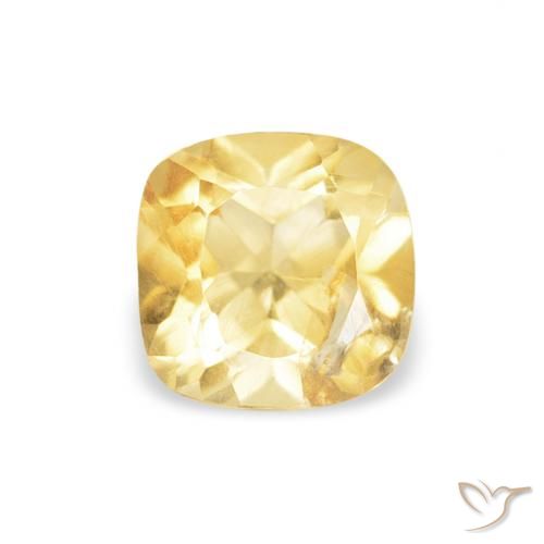 0.50ct 자연스러운 골든 황수정, 방석, VS
