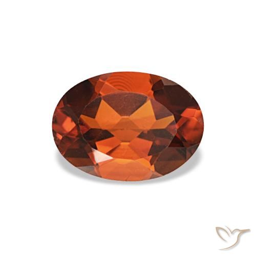 0.76ct 오렌지 시트린, 오벌, VVS-VS