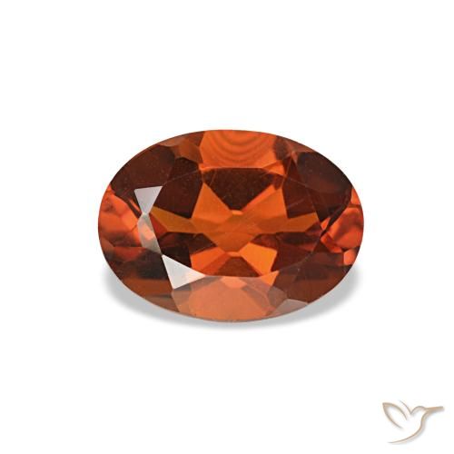 0.72ct 오렌지 시트린, 오벌, VVS-VS