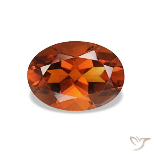 0.83ct 오렌지 시트린, 오벌, VVS-VS