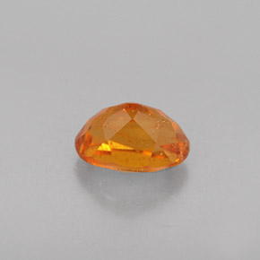 0.52캐럿 천연 옐로우 오렌지 클리노휴마이트, 타원형 컷, 5.6×4 mm, VS-SI