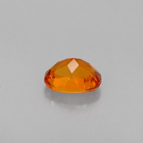0.36캐럿 천연 옐로우 오렌지 클리노휴마이트, 타원형 컷, 5×3.8 mm, VS