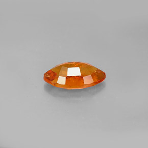1.36캐럿 천연 옐로우 오렌지 클리노휴마이트, 보석, VS-SI
