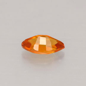 0.56캐럿 천연 옐로우 오렌지 클리노휴마이트, 마퀴즈, 7.1×4 mm, VS