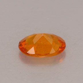 0.53캐럿 천연 옐로우 오렌지 클리노휴마이트, 타원형 컷, 6.2×4.6 mm, VS