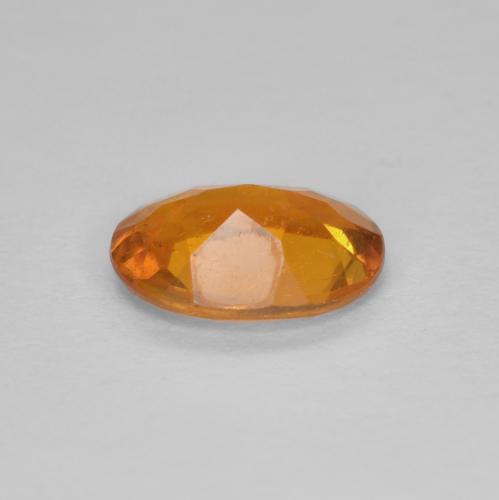 0.94캐럿 천연 어스 오렌지 클리노휴마이트, 타원형 컷, 7.8×5.8 mm, SI