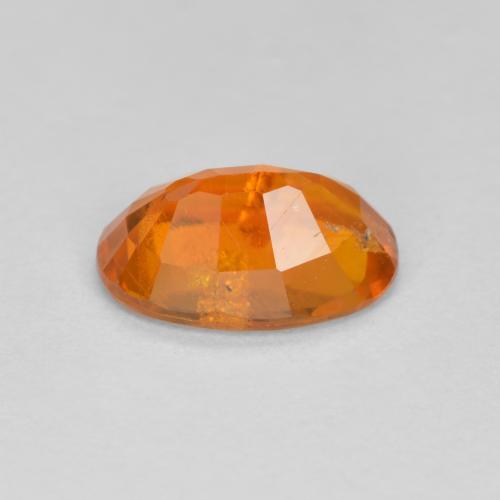 1.19캐럿 천연 미디엄 오렌지 클리노휴마이트, 타원형 컷, 8.3×5.6 mm, SI-I1