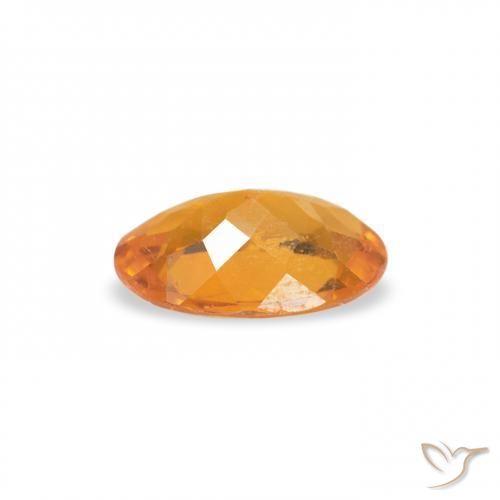 0.39캐럿 천연 Medium Light-Orange 클리노휴마이트, 타원형, SI
