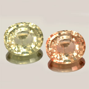3.14캐럿 천연 그린/핑크 컬러체인지 디아스포어, 타원형 컷, 10.5×9 mm, VS