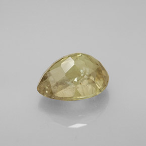 3.69캐럿 천연 그린/핑크 컬러체인지 디아스포어, 배 모양, 10.4×8 mm, SI