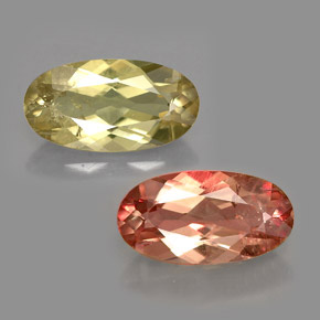 2.20캐럿 천연 그린/핑크 컬러체인지 디아스포어, 타원형 컷, 11.5×6.1 mm, VS-SI