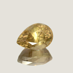 4.37캐럿 천연 그린/핑크 컬러체인지 디아스포어, 배 모양, 11.5×8.1 mm, SI