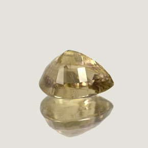 4.37캐럿 천연 그린/핑크 컬러체인지 디아스포어, 배 모양, 11.5×8.1 mm, SI