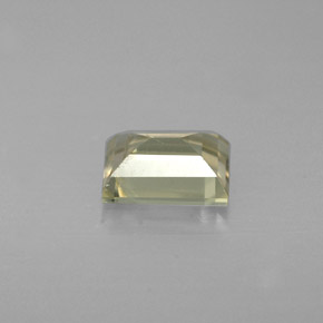0.81캐럿 천연 그린/핑크 컬러체인지 디아스포어, 바게트, 6.1×4.7 mm, VS