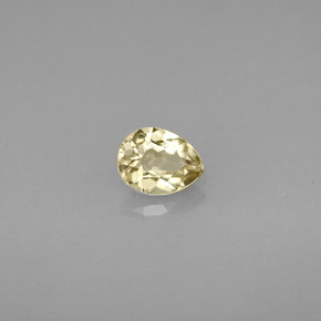 0.58캐럿 천연 그린/핑크 컬러체인지 디아스포어, 배 모양, 5.7×4.5 mm, VS