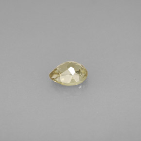 0.58캐럿 천연 그린/핑크 컬러체인지 디아스포어, 배 모양, 5.7×4.5 mm, VS