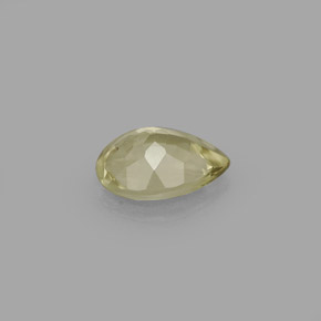 0.51캐럿 천연 그린/핑크 컬러체인지 디아스포어, 배 모양, 6.2×4.6 mm, VS