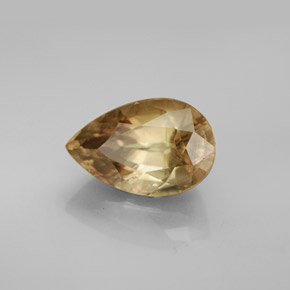 3.78캐럿 천연 그린/핑크 컬러체인지 디아스포어, 배 모양, 11.4×7.5 mm, SI