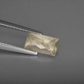 0.97캐럿 천연 그린/핑크 컬러체인지 디아스포어, 바게트, 8.5×4.9 mm, VVS-VS