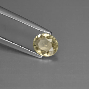 0.71캐럿 천연 그린/핑크 컬러체인지 디아스포어, 타원형 컷, 6.2×5.4 mm, VVS-VS